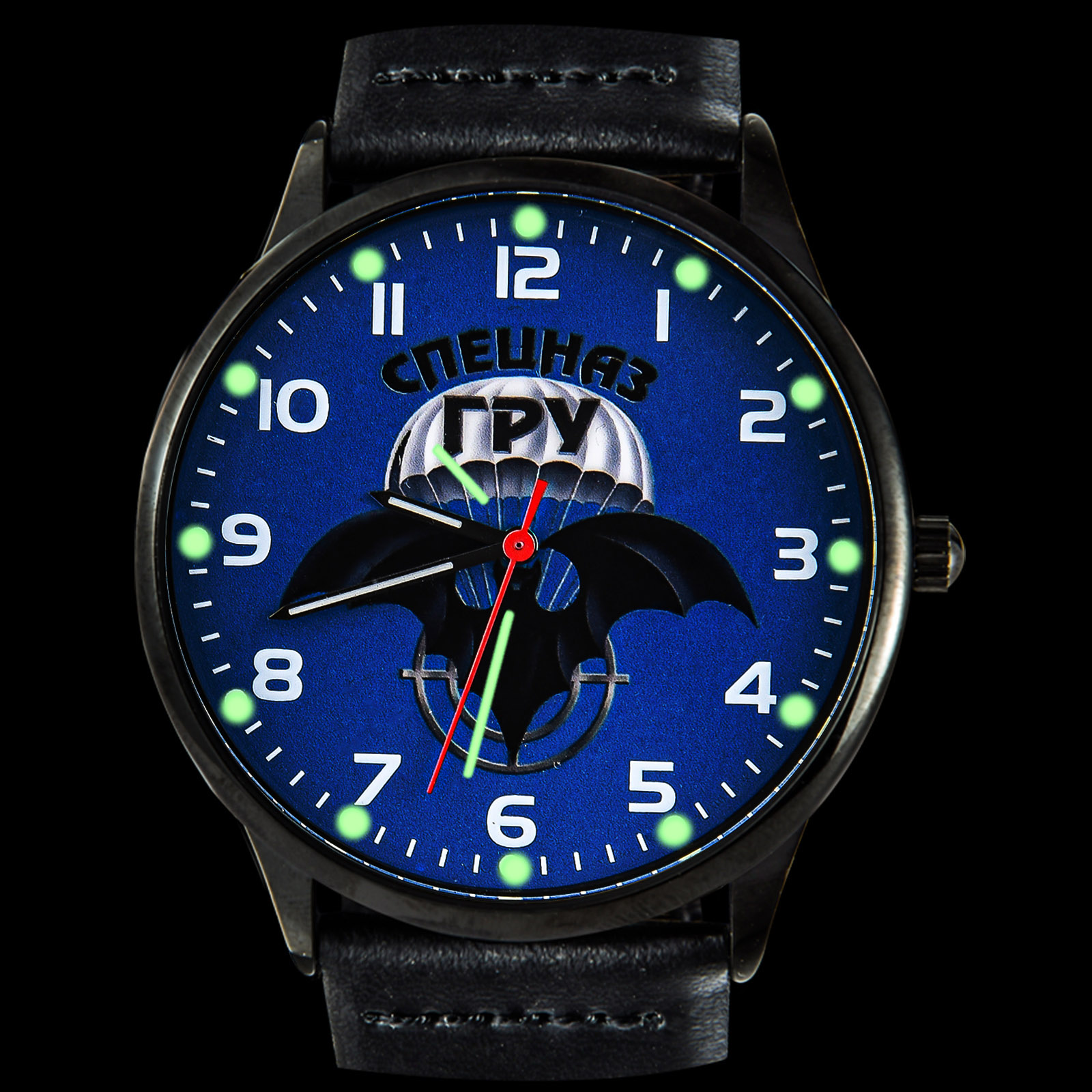Командирские часы с символикой Спецназа ГРУ заказать в Военпро