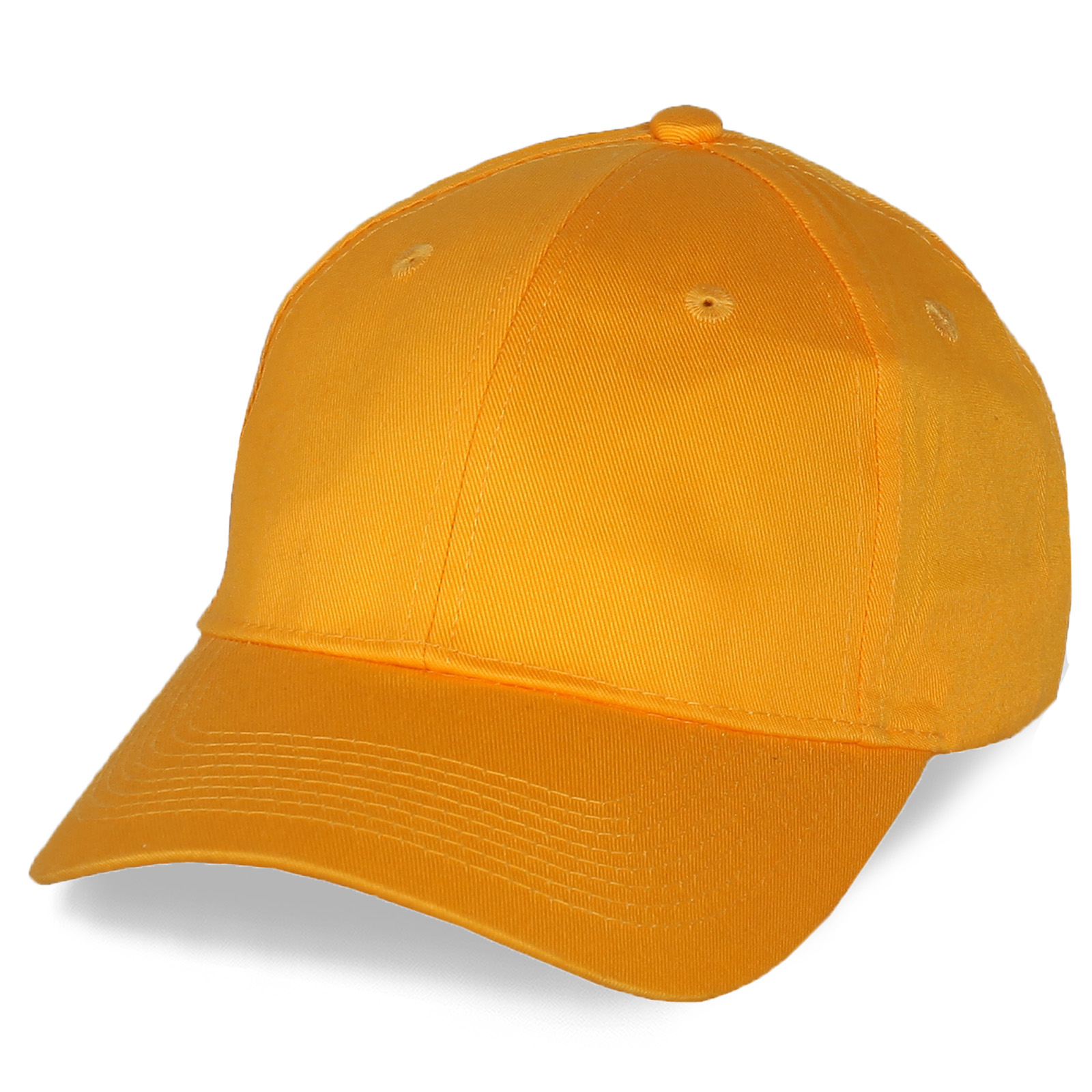 Оранжевая кепка под нанесение торговой марки с доставкой