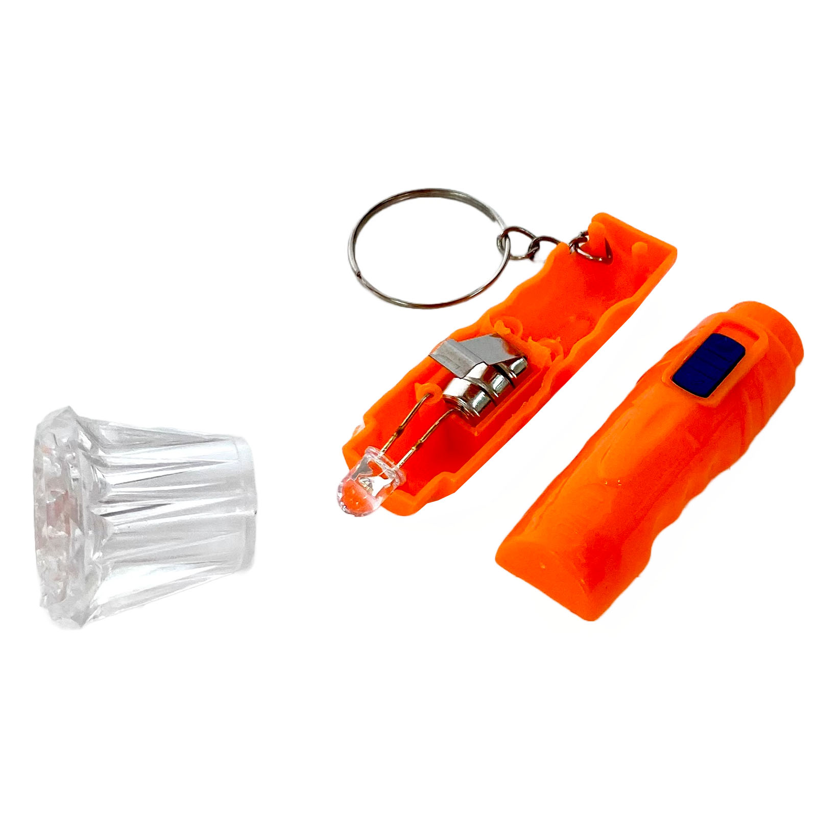 Оранжевый фонарик-брелок для ключей с доставкой 