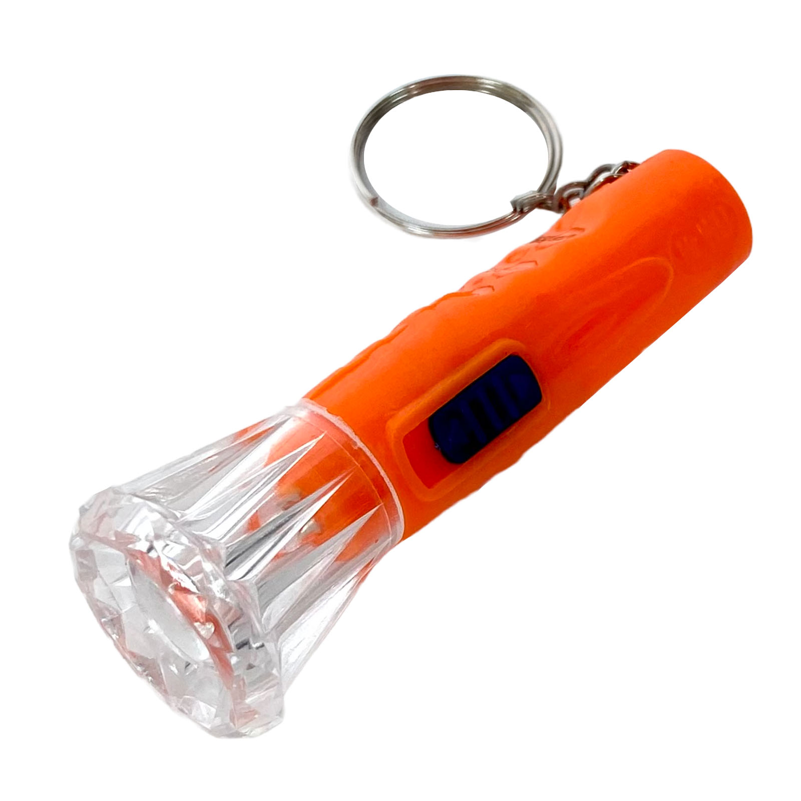 Купить оранжевый фонарик-брелок для ключей