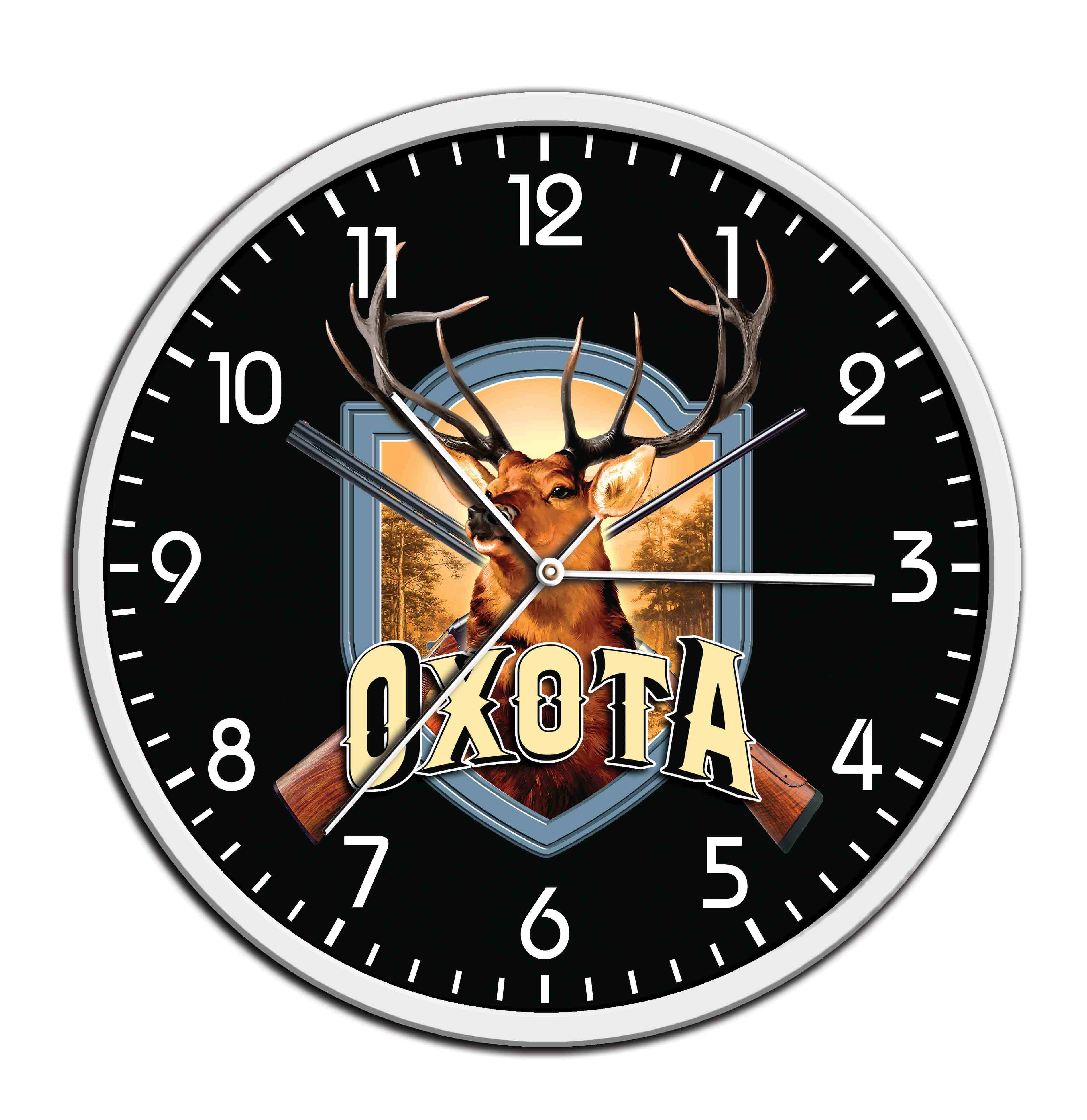 Оригинальные настенные часы «Охота»