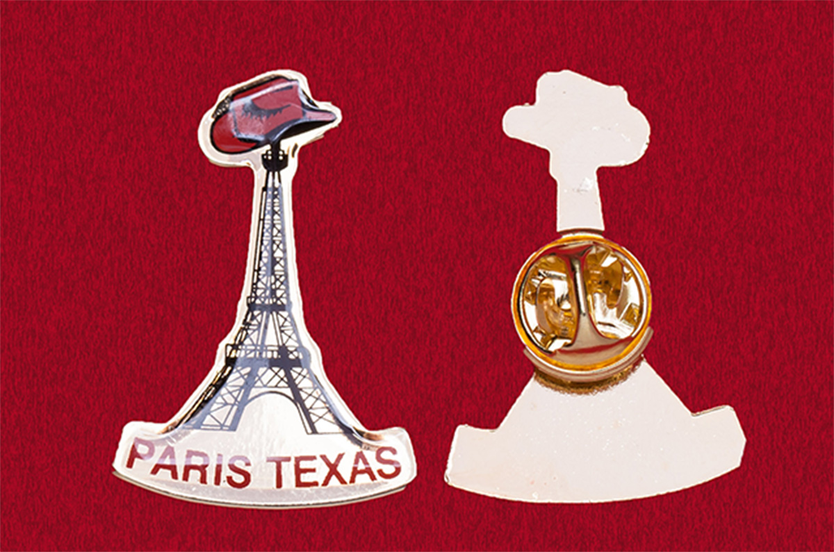 Оригинальный значок "Эйфелева башня в Париже", штат Техас