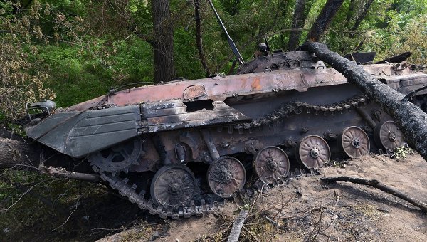 Техника карателей ВСУ, уничтоженная на подступах к Луганску