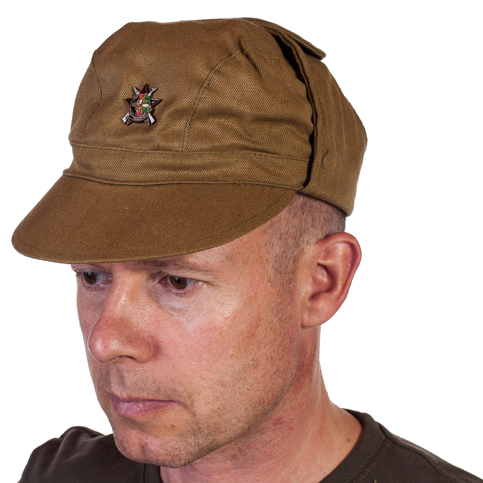 Полевая кепка афганка со значком