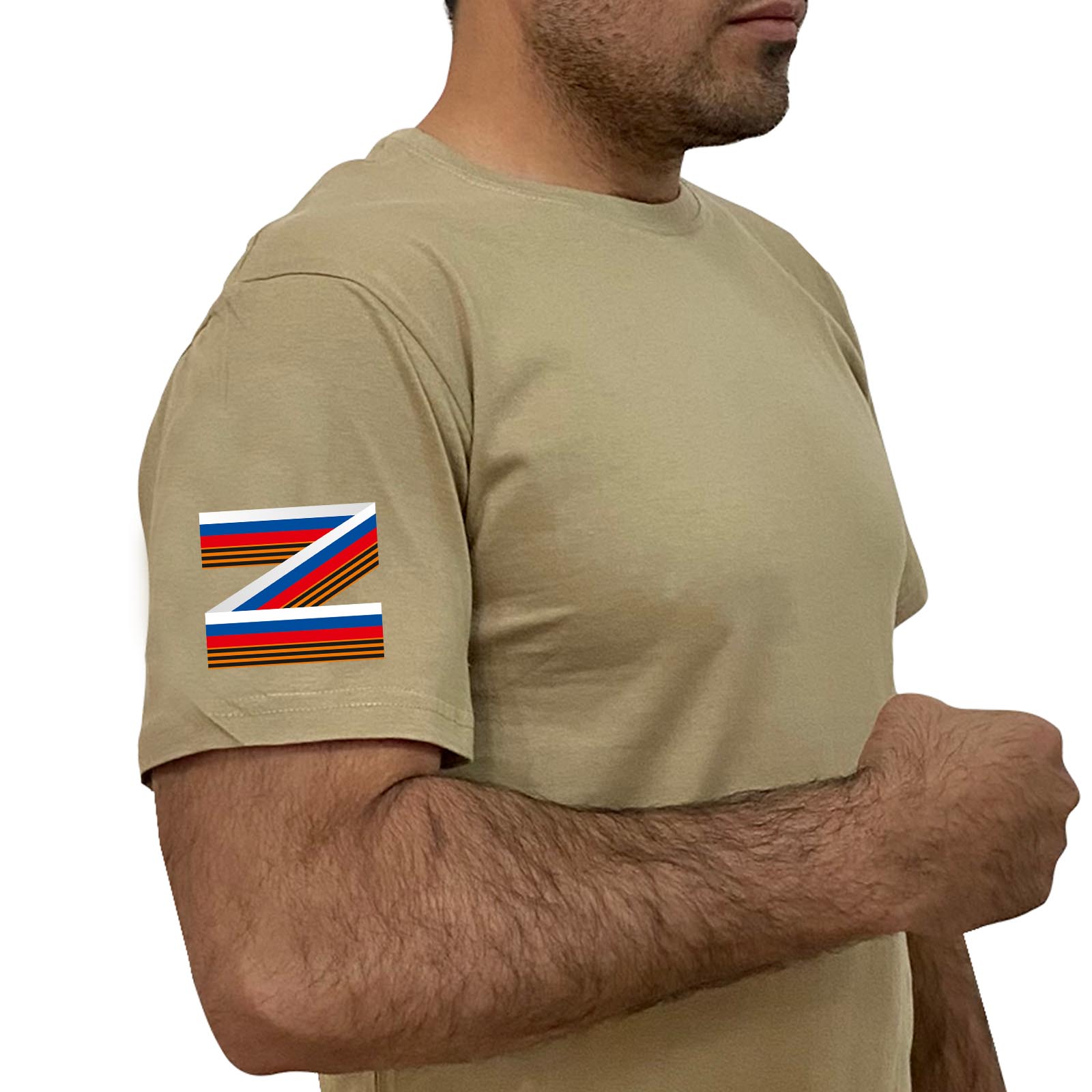 Купить практичную мужскую футболку с литерой Z онлайн