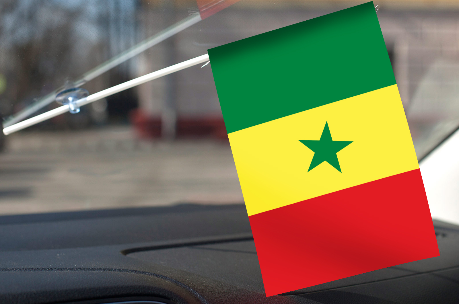 Купить Сенегальский флажок в машину недорого