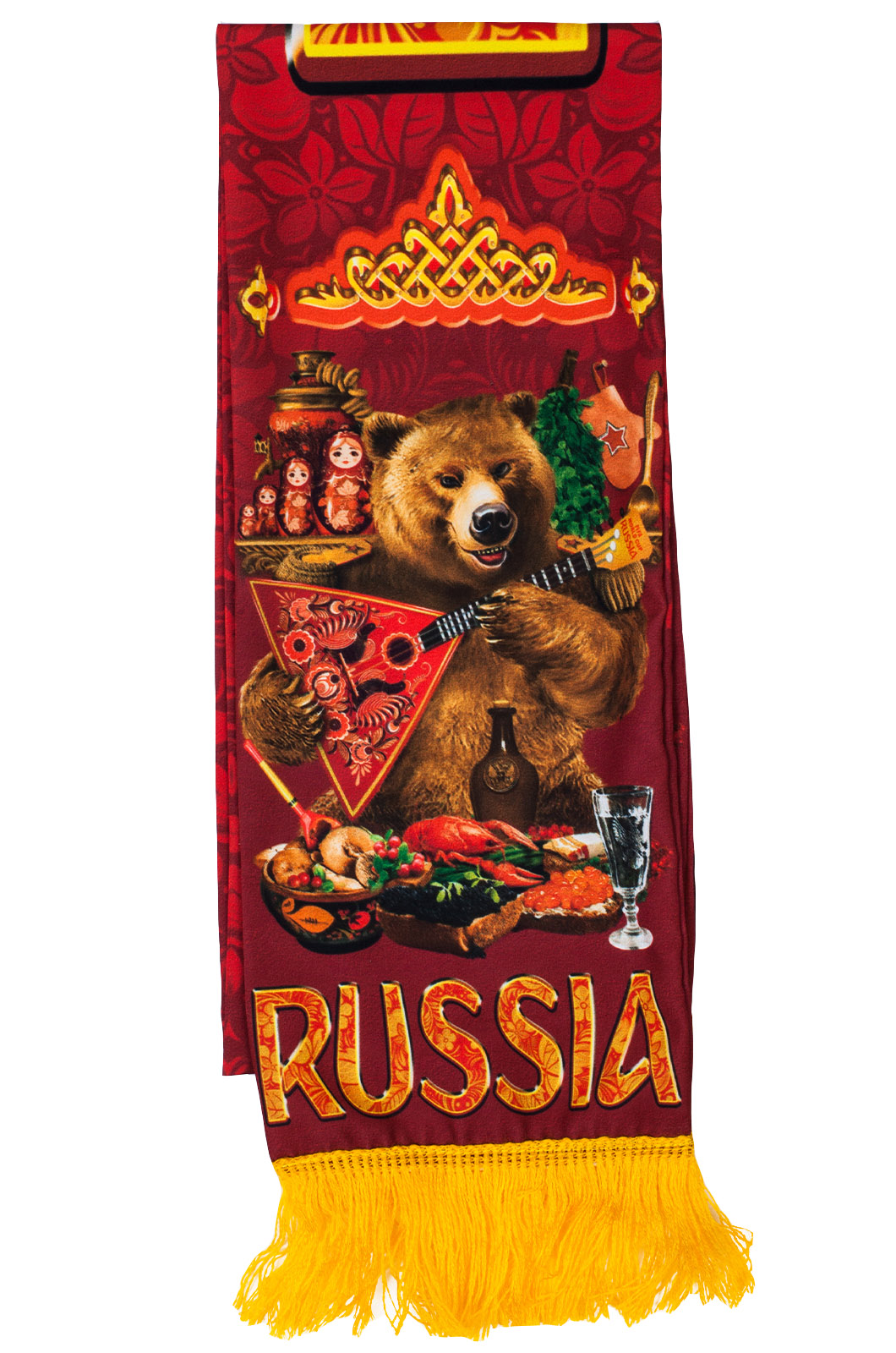 Купить шелковый шарф "Russia" недорого в военторге Военпро