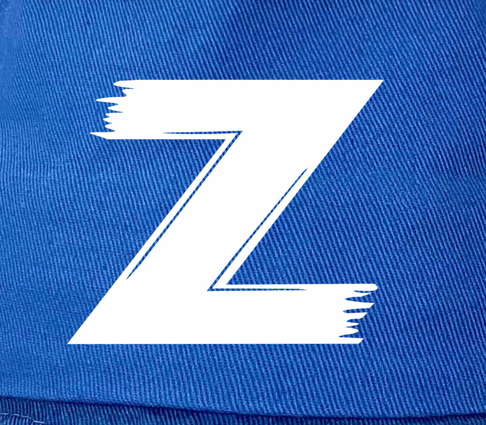 Синяя панама с символом Z на тулье