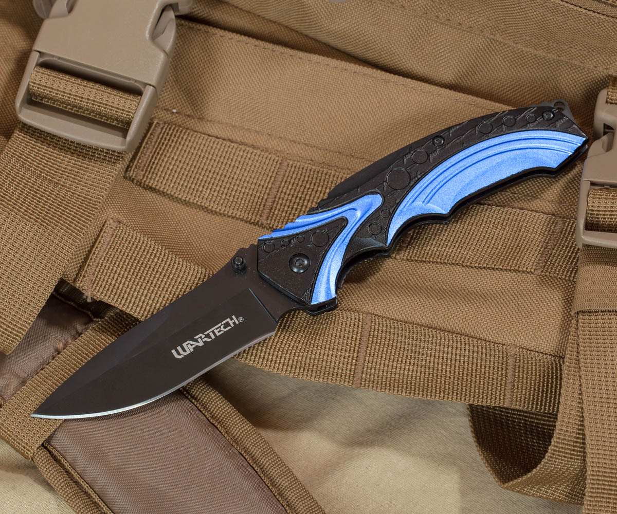 Складной нож Wartech USA Assisted Tactical Knife в военторге Военпро