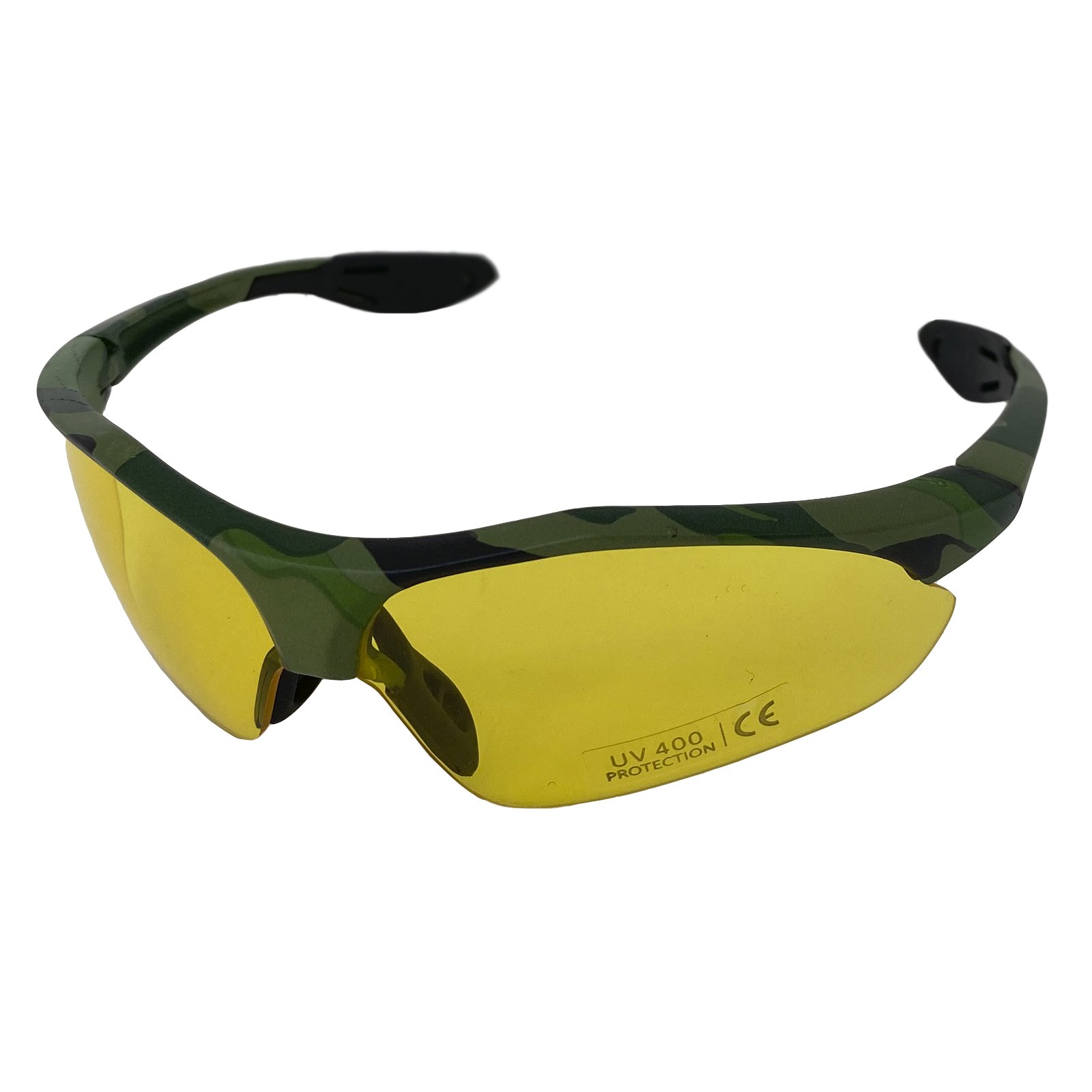 Купить стрелковые очки с защитой UV 400 желтые