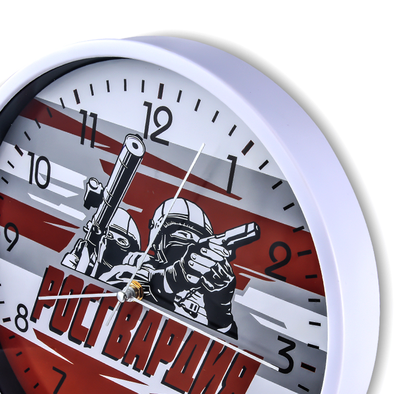 Сувенирные настенные часы "Росгвардия" купить в Военпро