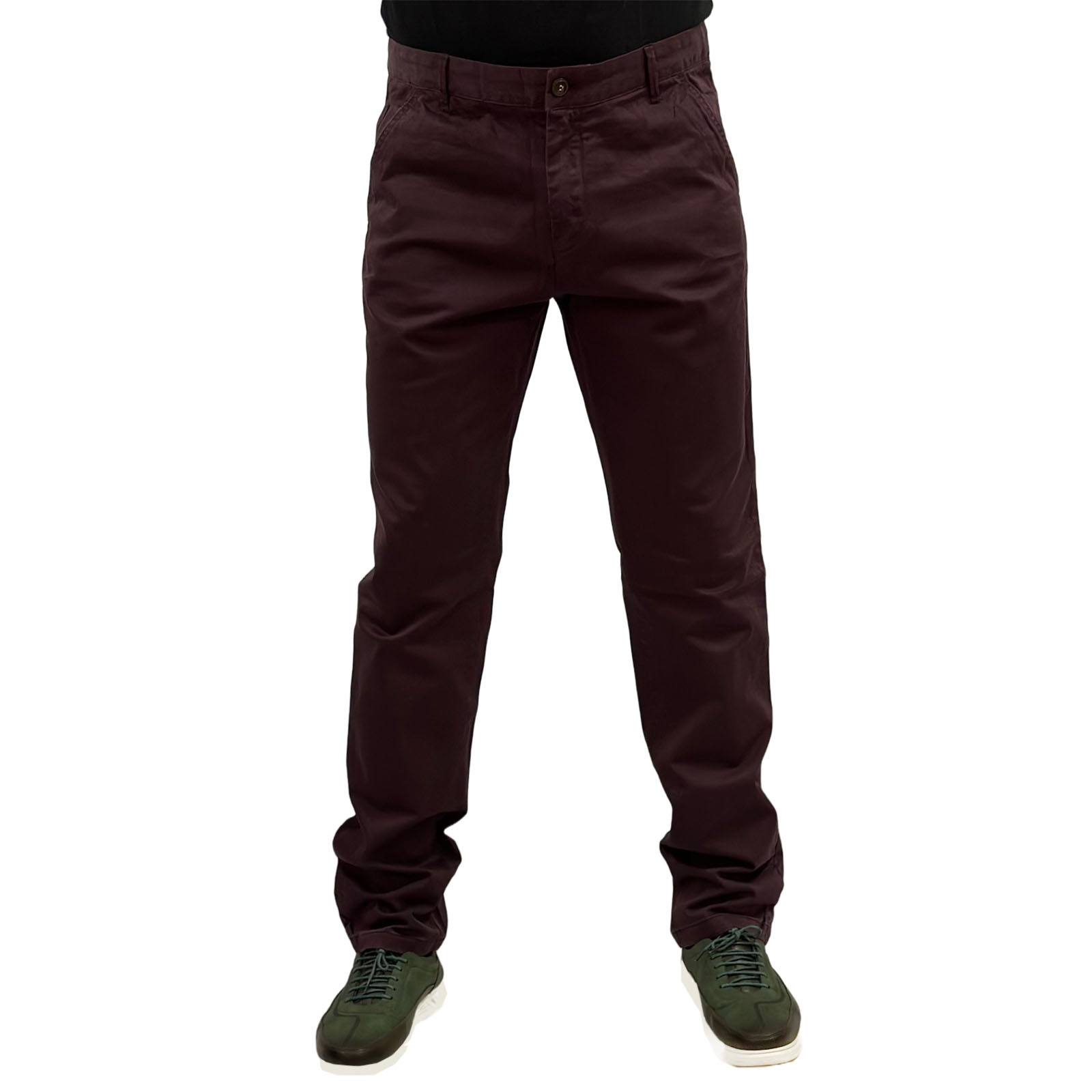 Купить светло-бордовые мужские брюки Connor