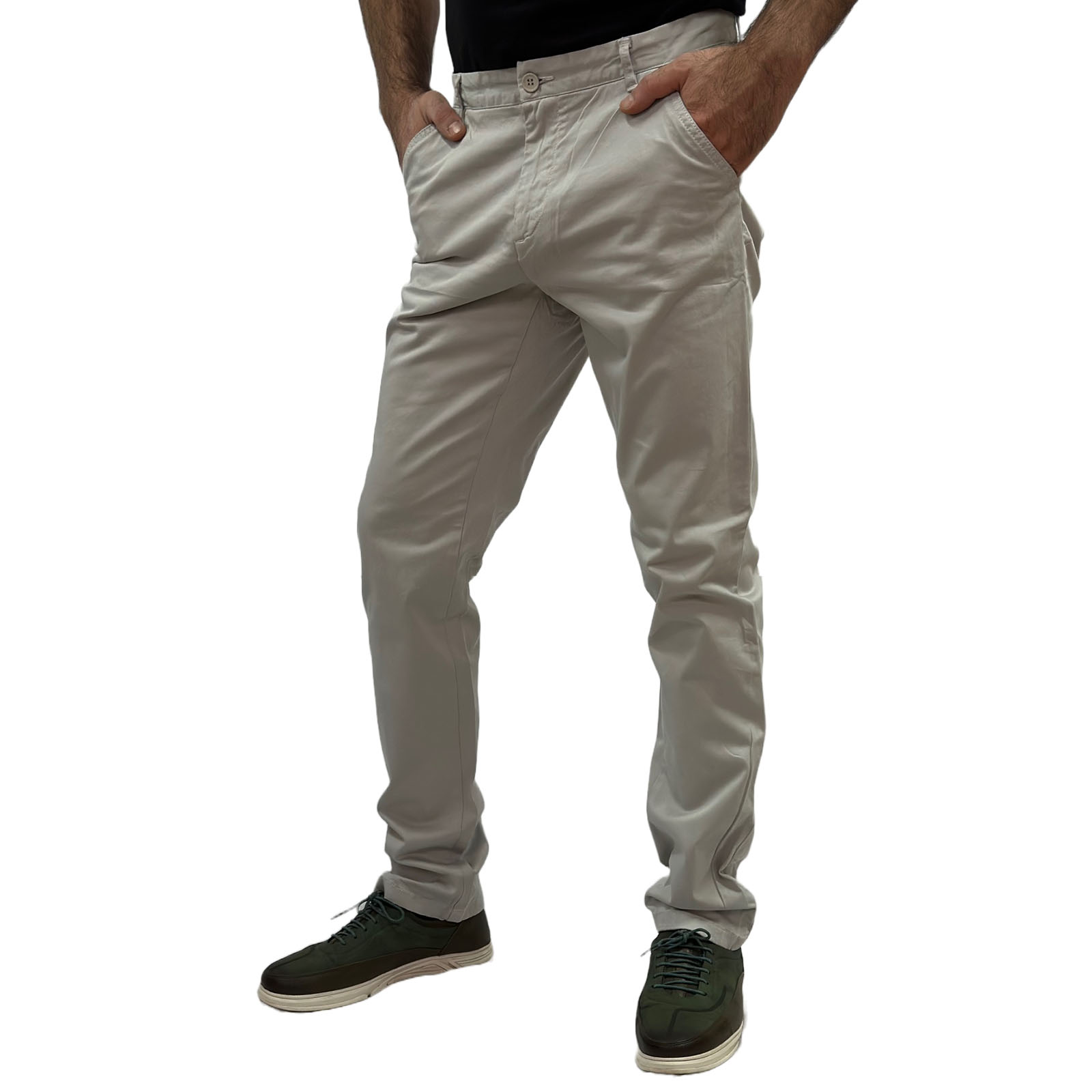 Светло-серые мужские брюки Connor