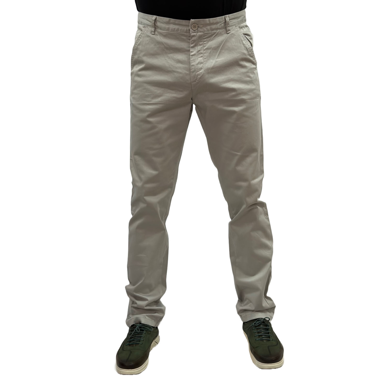 Купить светло-серые мужские брюки Connor