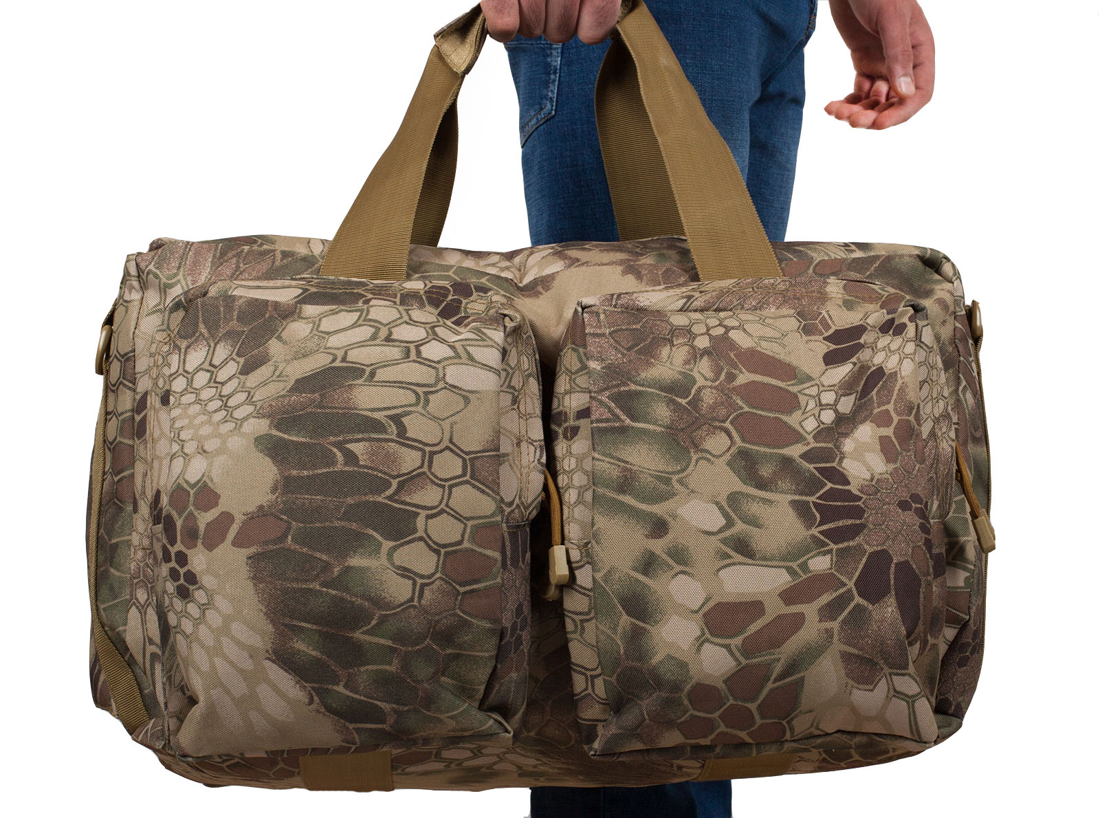 Купить тактическую дорожную сумку-рюкзак камуфляж Kryptek Typhon