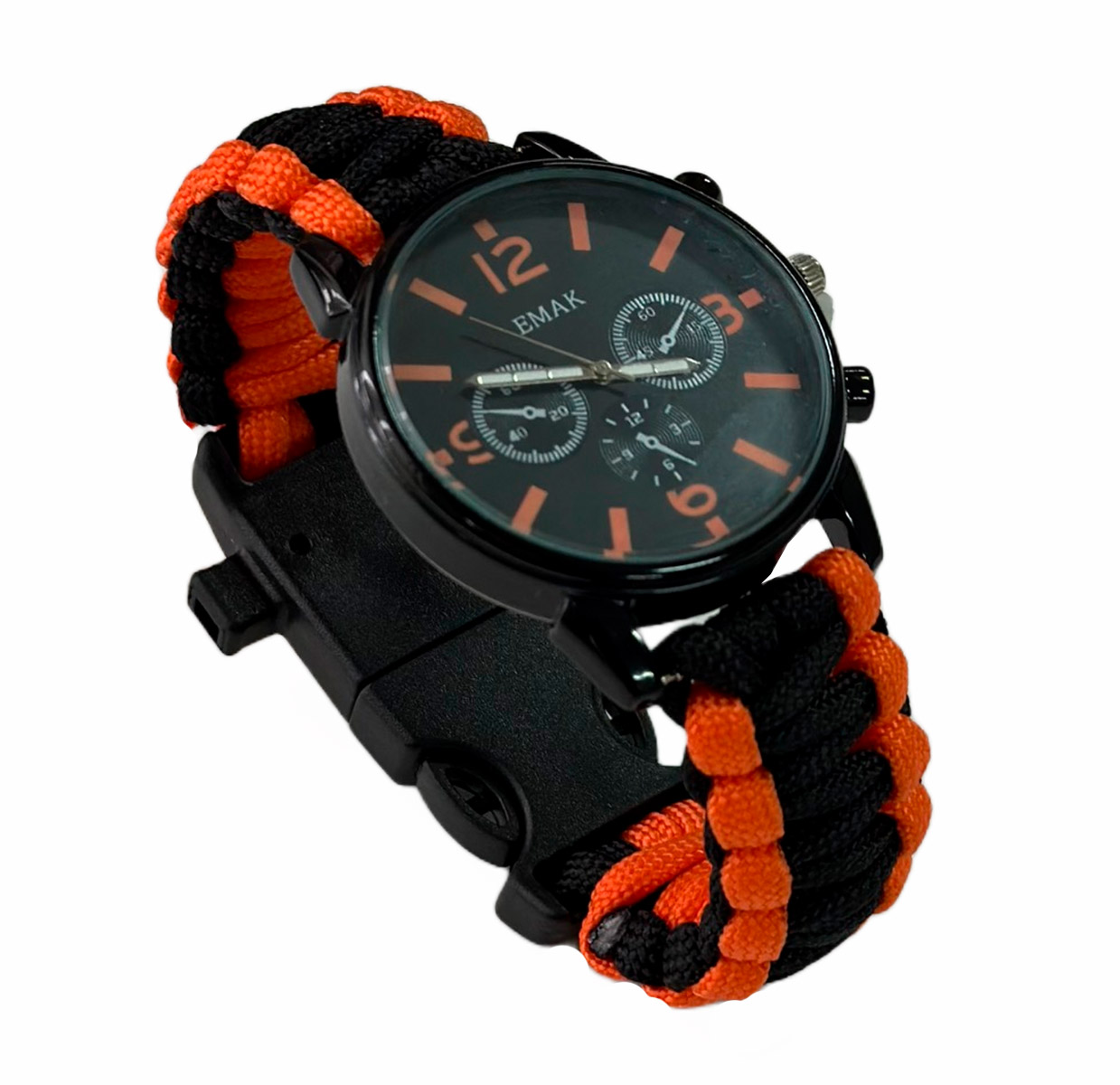 Купить тактические часы EMAK с браслетом из паракорда