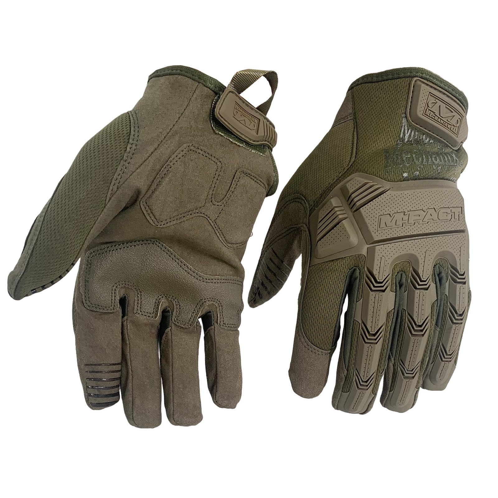 Тактические перчатки Mechanix M-Pact (хаки-олива) с доставкой