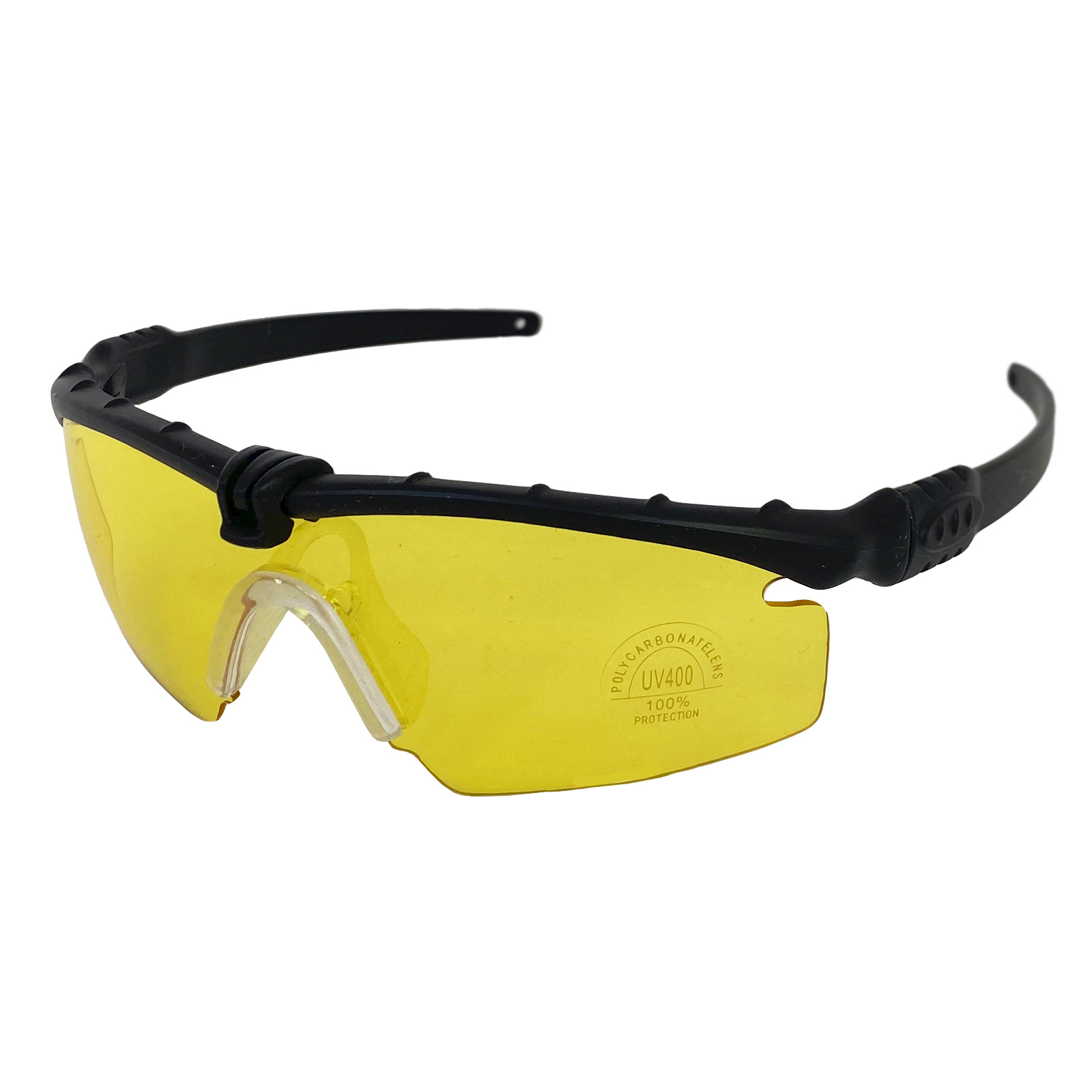 Купить тактические стрелковые очки с защитой UV 400 желтые