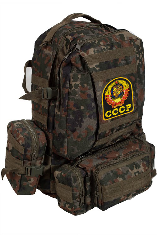 Тактический рюкзак US Assault немецкий камуфляж с эмблемой СССР