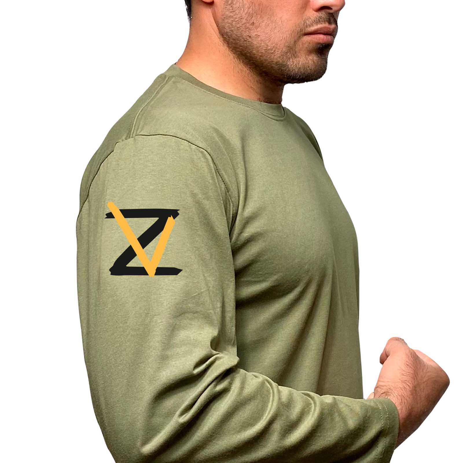 Купить трендовую футболку с длинным рукавом Z V с доставкой
