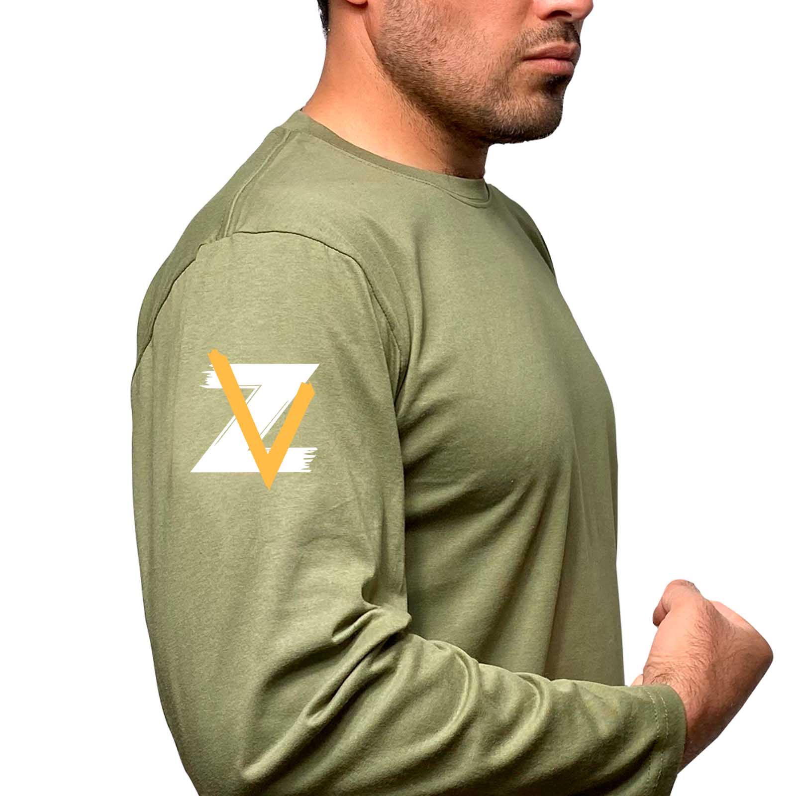 Купить трикотажную футболку с длинным рукавом Z V онлайн