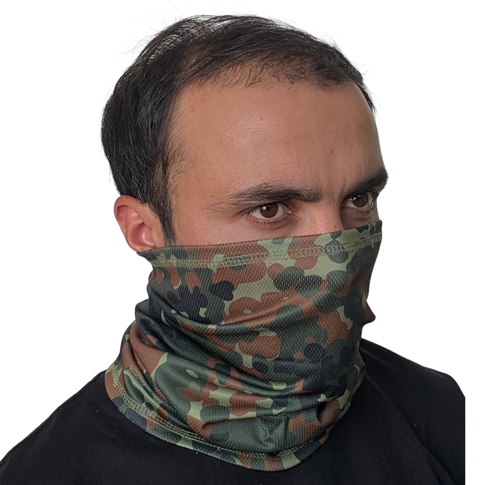 Купить военную бафф-маску (Flecktarn) по низкой цене в военторге Военпро 
