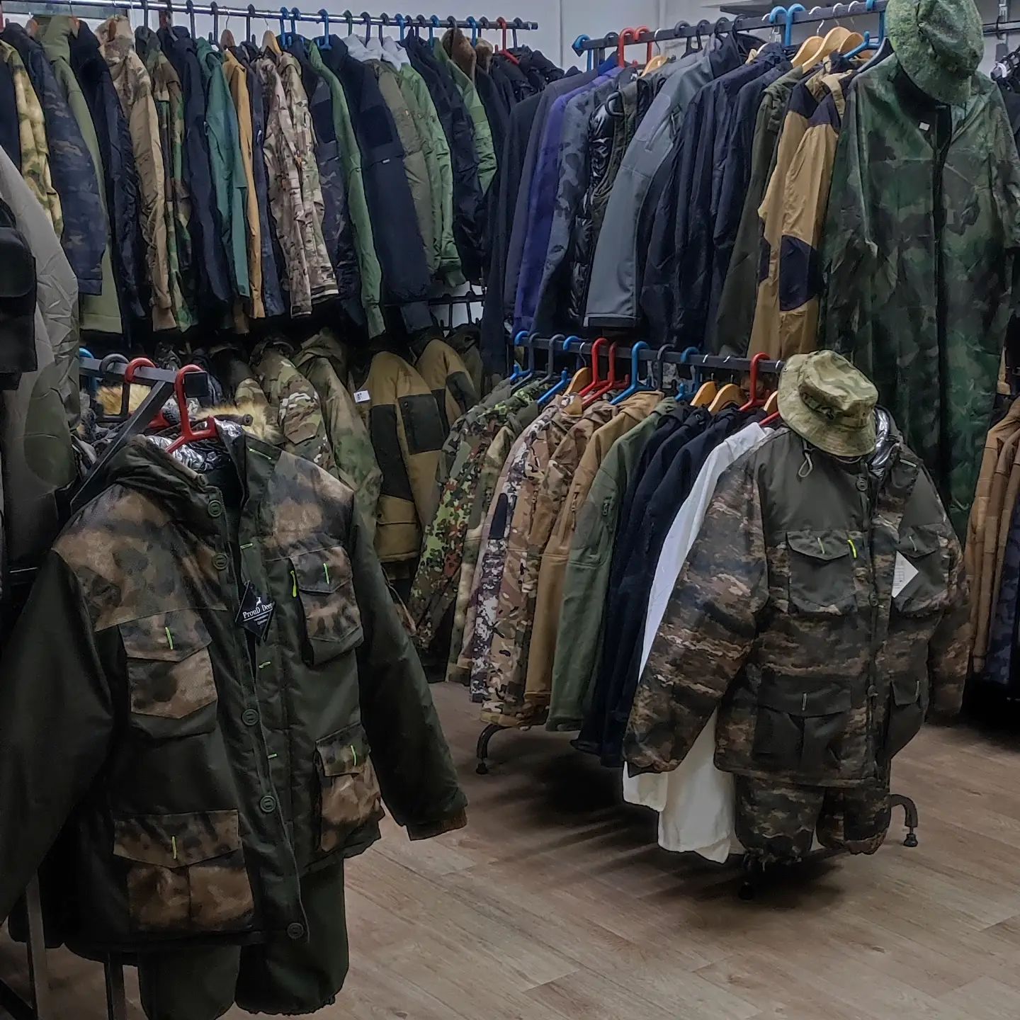 Ассортимент магазина снаряжения "Forma NATO" в Алматы