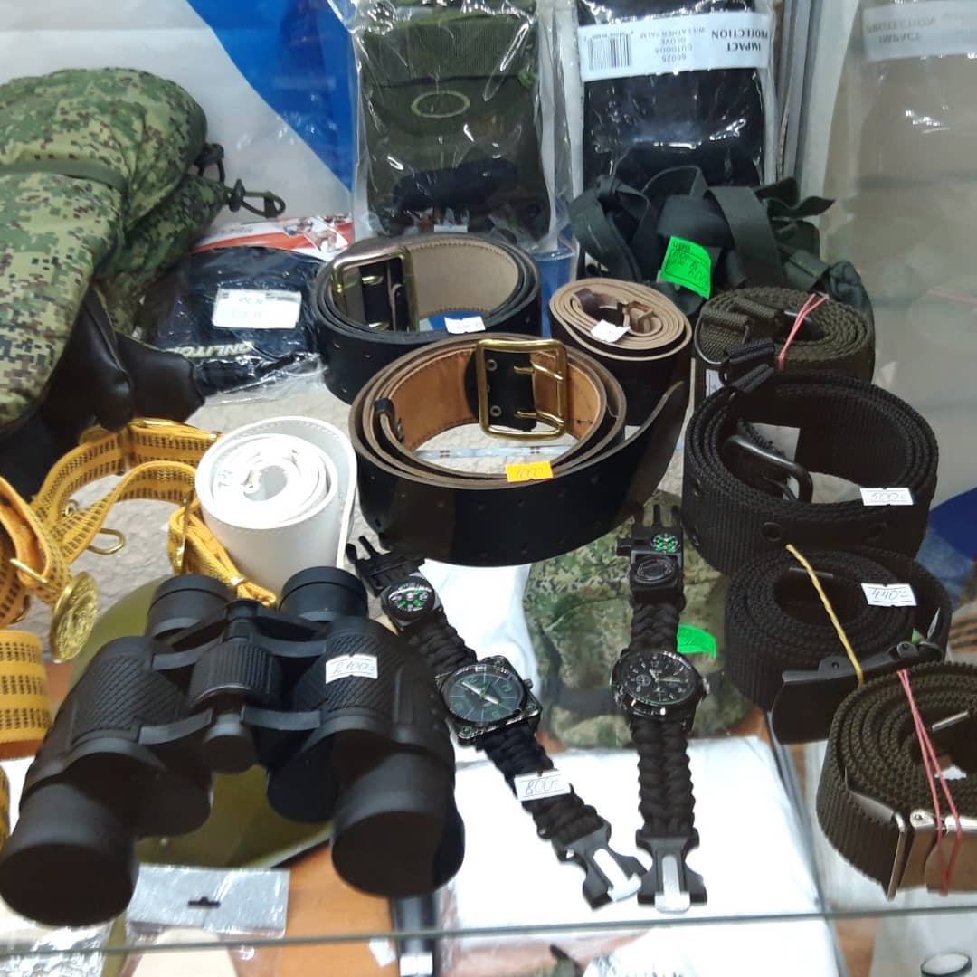 Ассортимент армейского магазина "Вещевая Баталерка" в Гаджиево