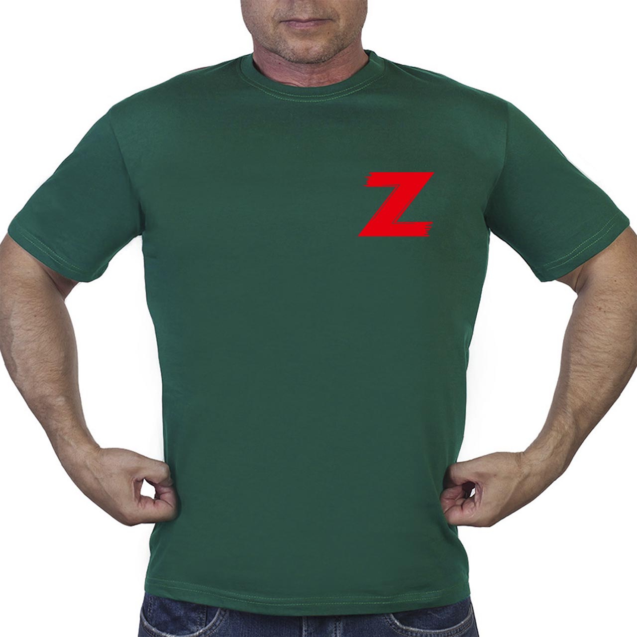 Купить зеленую футболку "Z"