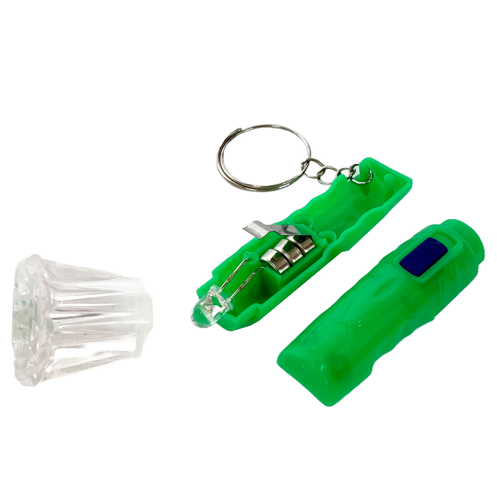 Зеленый фонарик-брелок для ключей с доставкой