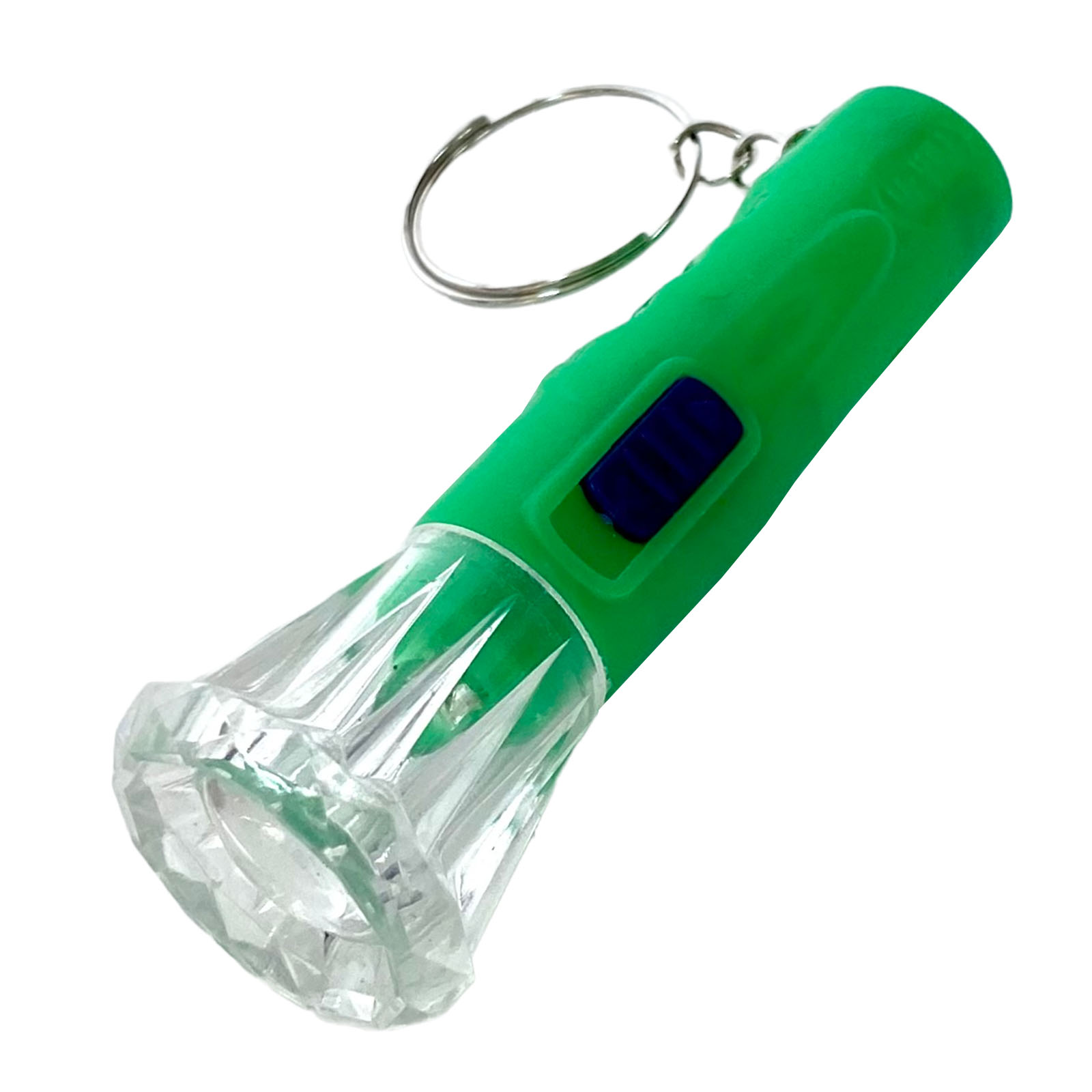 Купить зеленый фонарик-брелок для ключей