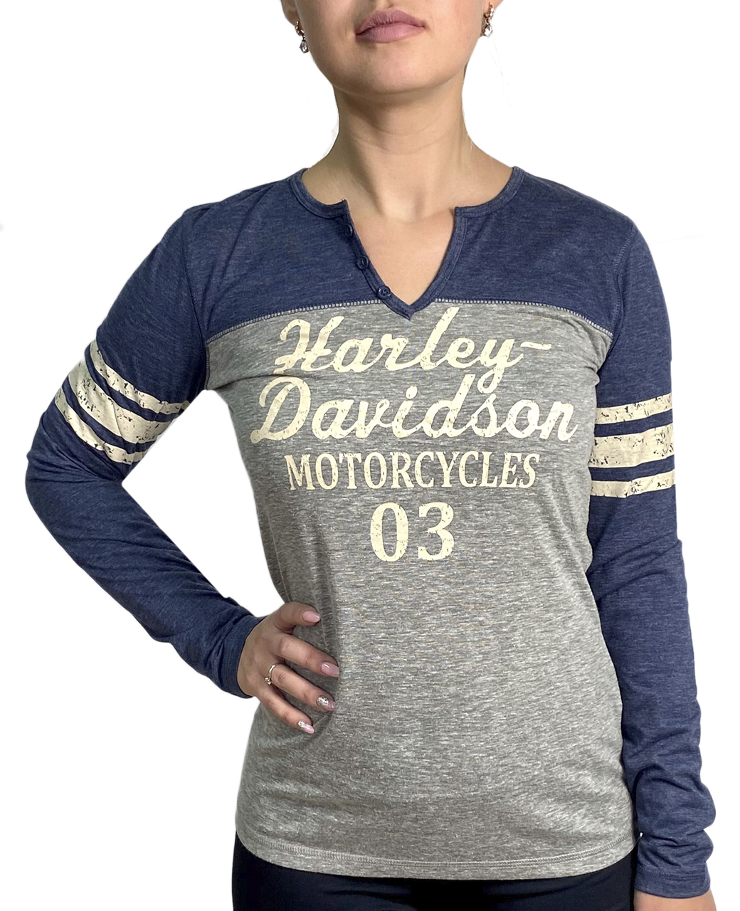 Купить женскую кофту с принтом Harley-Davidson