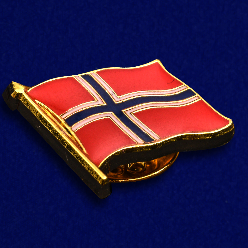 Купить значок "Флаг Норвегии" в качестве сувенира