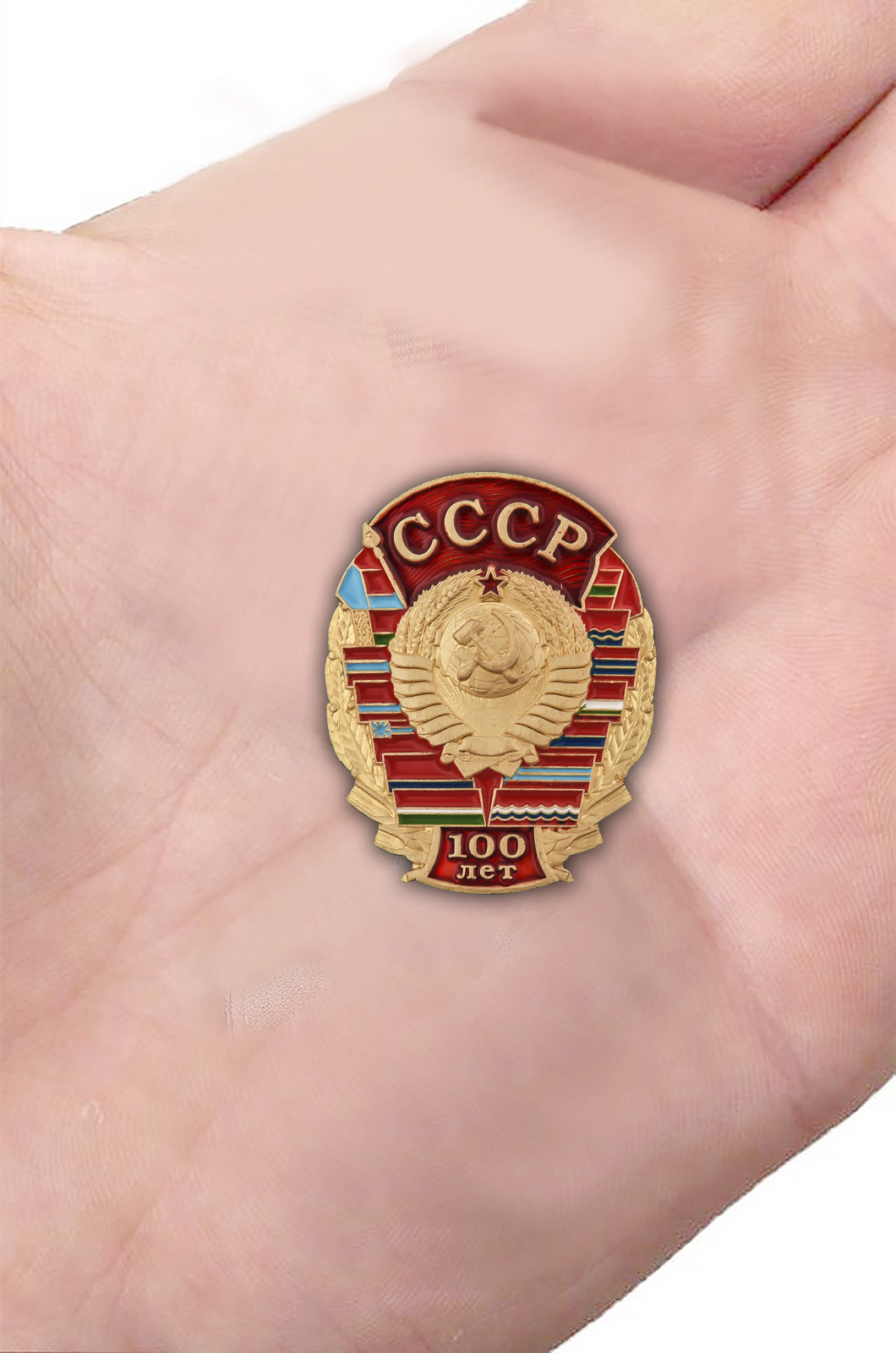 Заказать значок к 100-летию СССР