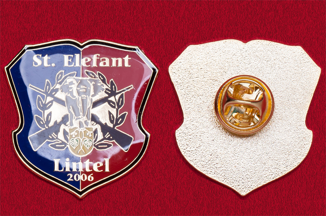 Значок стрелкового клуба "Святой слон" в муниципалитете Линтель, Германия