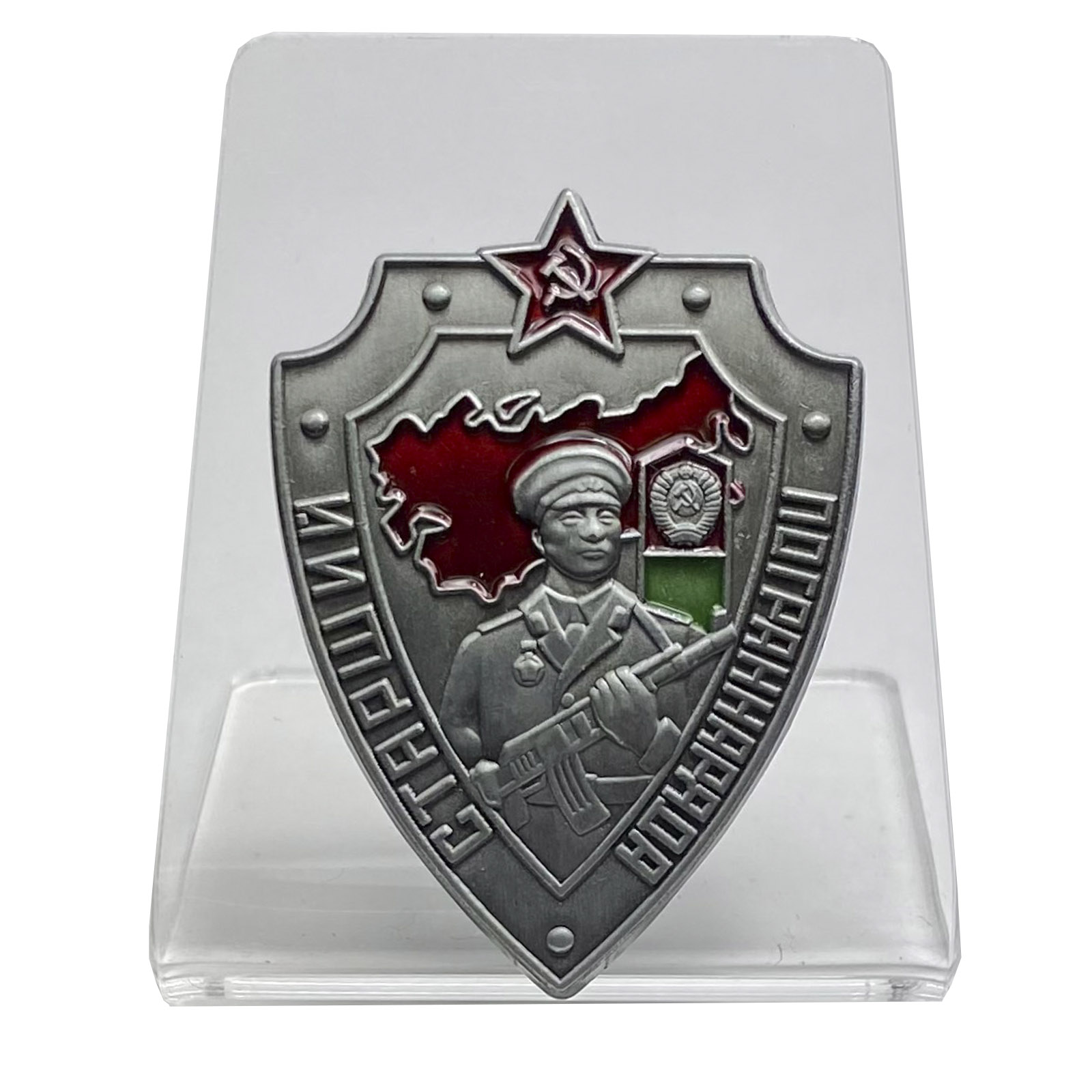 Знак Старшего порганнаряда СССР на подставке купить в Военпро